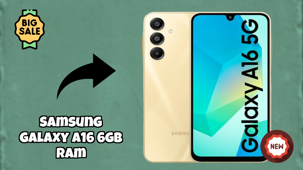 Samsung Galaxy A16 6GB RAM Camera Quality: 13 MP Front Camera Selfie